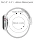 Apple Watch Bandje - 1-9/SE 41MM/40MM/38MM - Milanese - met Sluiting - Zilver afbeelding 5