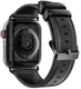 Dux Ducis Apple Watch Bandje - 1-10/SE/Ultra - 49/46/45/44/42MM - Leer - Zwart afbeelding 2