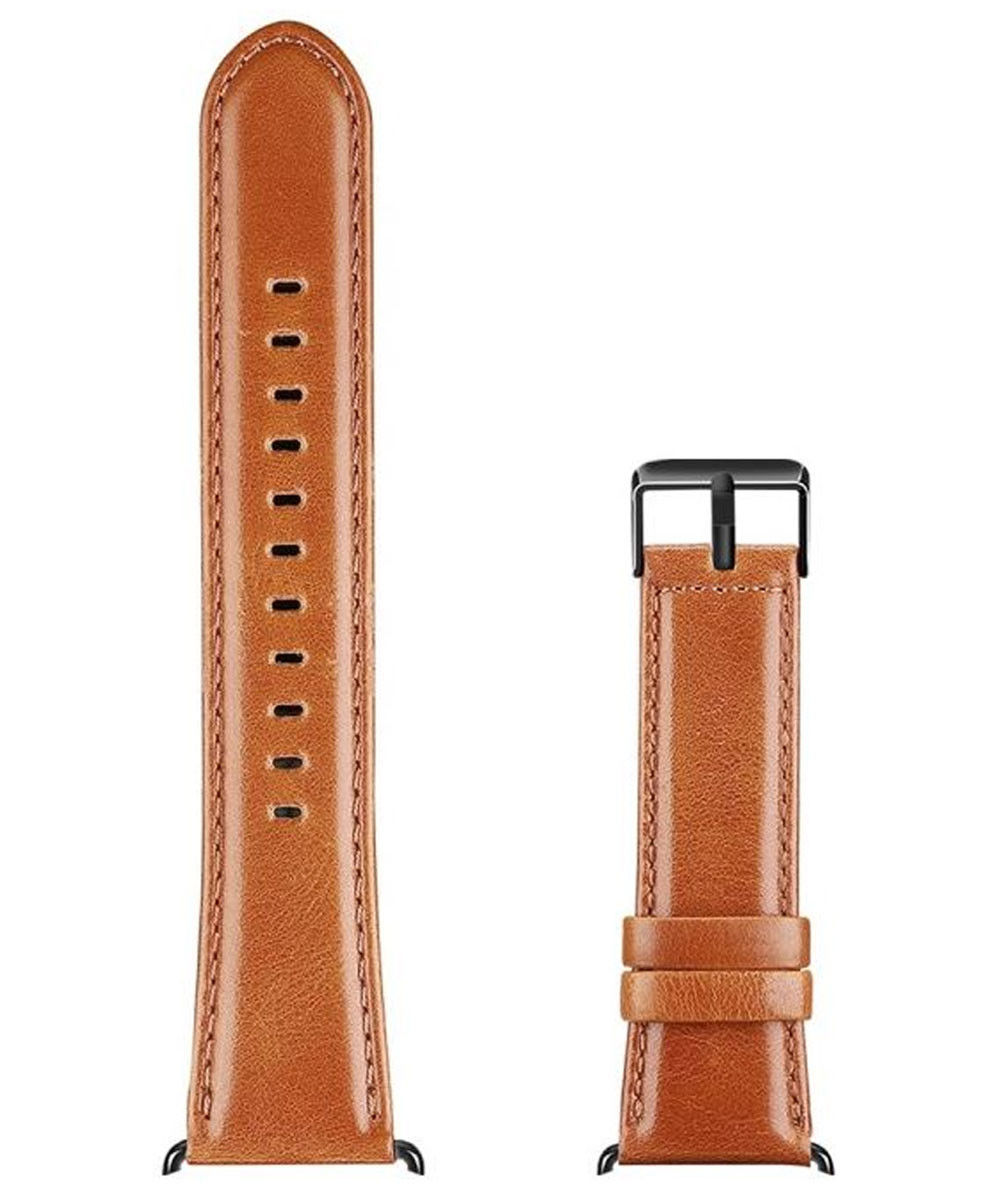 Dux Ducis Apple Watch Bandje - 1-10/SE/Ultra - 49/46/45/44/42MM - Leer - Bruin afbeelding 3