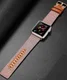 Dux Ducis Apple Watch 1-9/SE/Ultra 49/45/44/42MM Bandje Stof Roze afbeelding 4