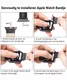 Dux Ducis Apple Watch 41MM / 40MM / 38MM Bandje Echt Leer Bruin afbeelding 13