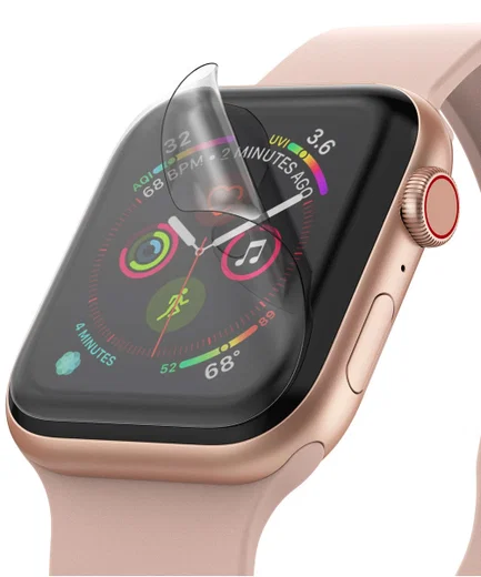 Ringke Easy Flex Apple Watch 40MM Screenprotector Folie Clear (3-Pack) afbeelding 2