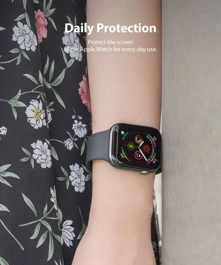 Ringke Easy Flex Apple Watch 40MM Screenprotector Folie Clear (3-Pack) afbeelding 9