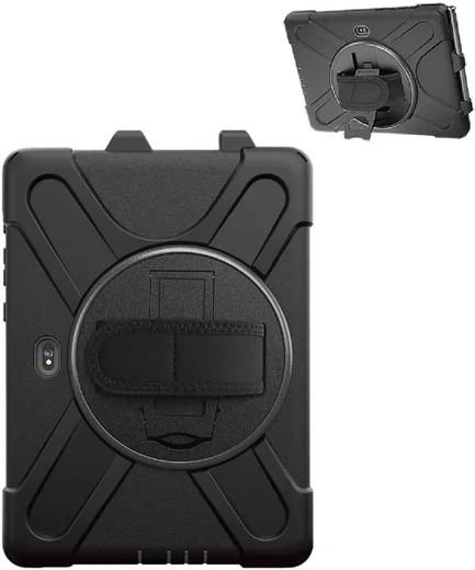 4smarts Rugged GRIP Samsung Galaxy Tab Active Pro Hoes Zwart afbeelding 1