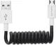 4smarts 3-in-1 Krul Kabel 80 CM Zwart afbeelding 3