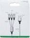 4Smarts 3-in-1 USB-C Lightning Micro USB Kabel 1 Meter Wit afbeelding 4