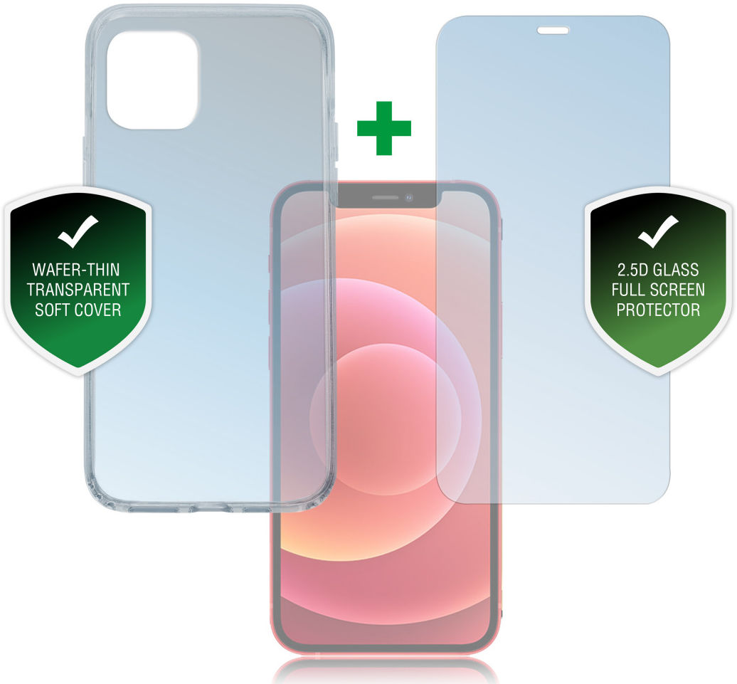 4smarts 360° Premium Protection Set Apple iPhone 12 Mini Transparant afbeelding 1