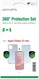 4smarts 360° Premium Protection Set Apple iPhone 12 Mini Transparant afbeelding 3