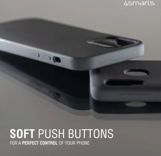 4smarts CUPERTINO Series Apple iPhone 12 Mini Hoesje Siliconen Zwart afbeelding 4