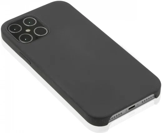 4smarts CUPERTINO Apple iPhone 12 Pro Max Hoesje Siliconen Zwart afbeelding 2