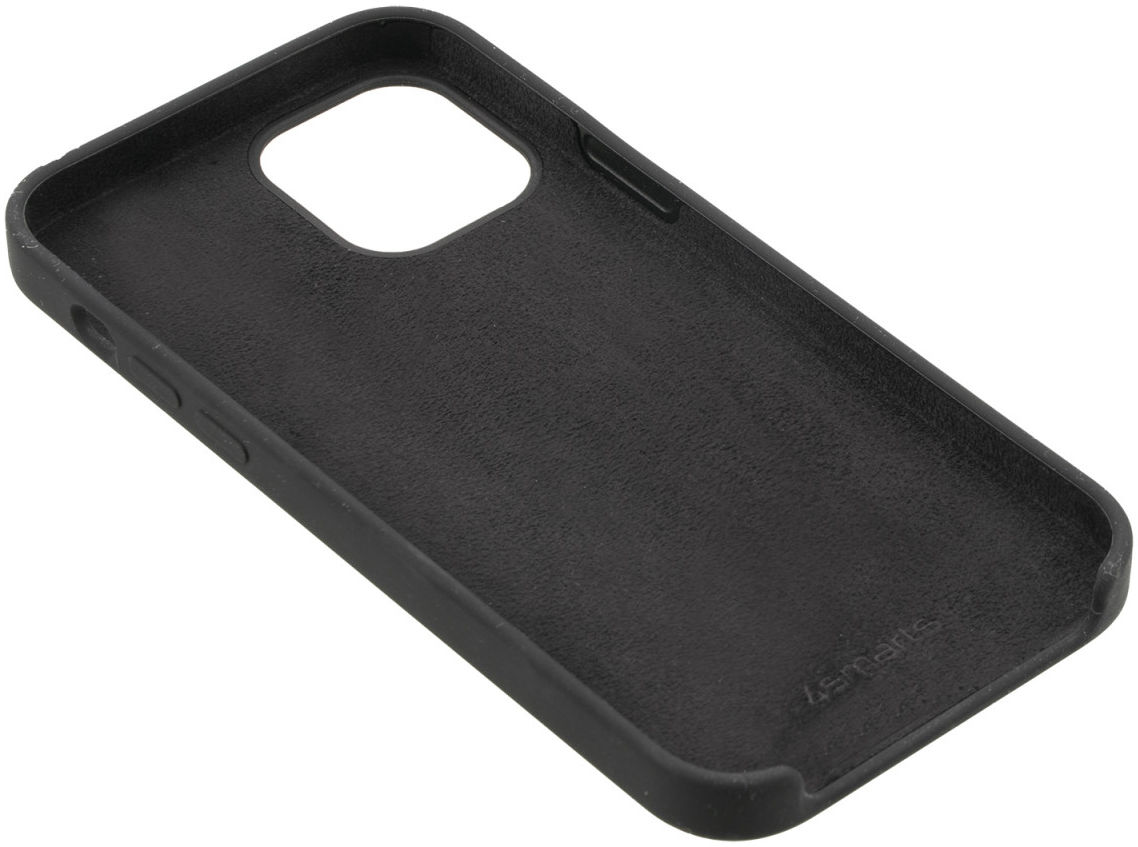 4smarts CUPERTINO Apple iPhone 12 Pro Max Hoesje Siliconen Zwart afbeelding 4
