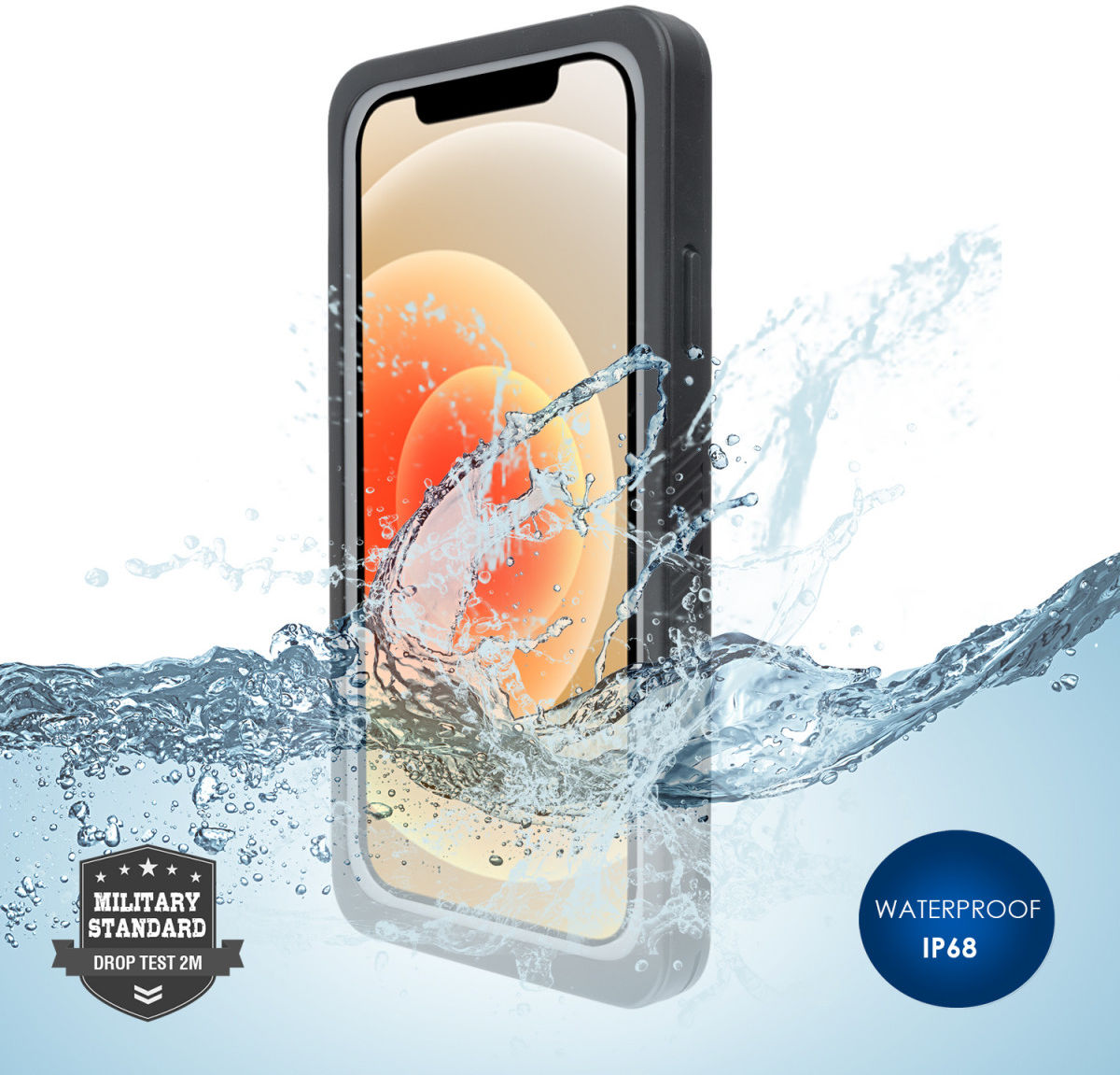 4smarts Rugged Active Pro STARK Apple iPhone 12 Pro Max Hoesje Zwart afbeelding 1