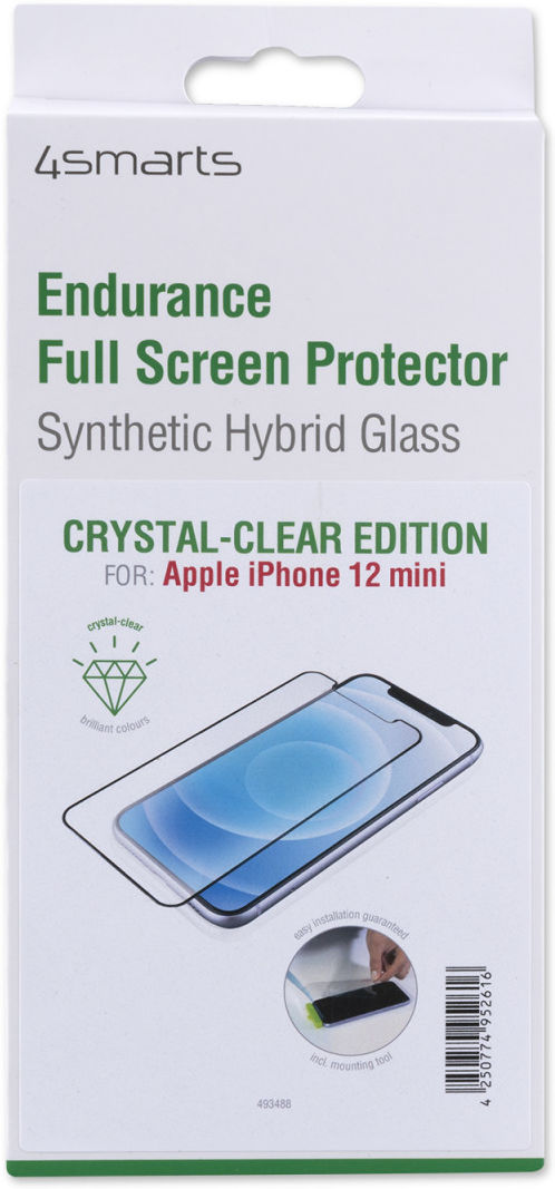 4smarts Hybrid Glass Apple iPhone 12 Mini Clear Screenprotector afbeelding 7