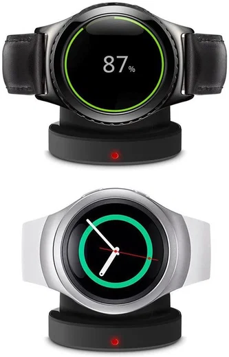 Samsung Gear S2 Oplader Draadloos Opladen Dock Zwart afbeelding 5