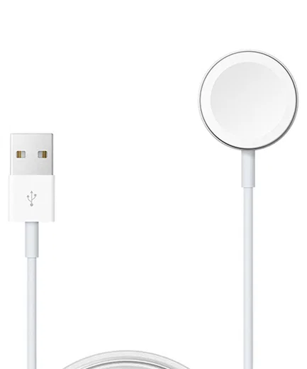 Universele Magnetische Kabel voor Apple Watch 1m Wit afbeelding 4