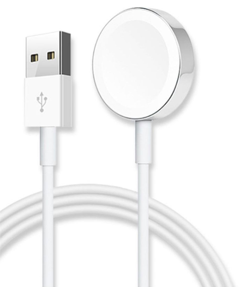 Universele Magnetische Kabel voor Apple Watch 1m Wit afbeelding 1