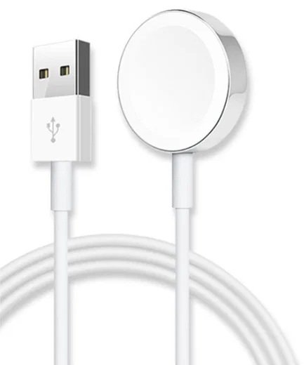 Universele Magnetische Kabel voor Apple Watch 1m Wit afbeelding 1