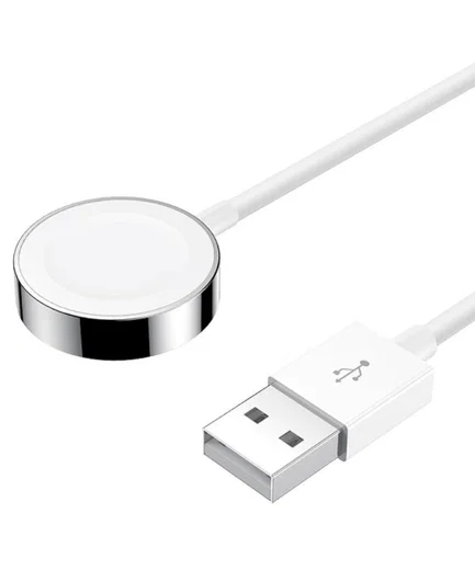 Joyroom S-IW001 Ben Series Apple Watch Magnetische Kabel 1.2m Wit afbeelding 1