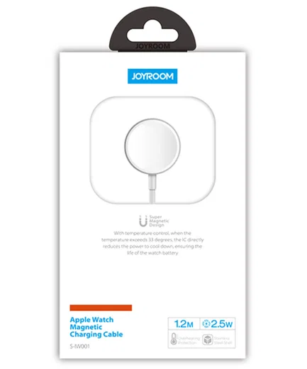 Joyroom S-IW001 Ben Series Apple Watch Magnetische Kabel 1.2m Wit afbeelding 11