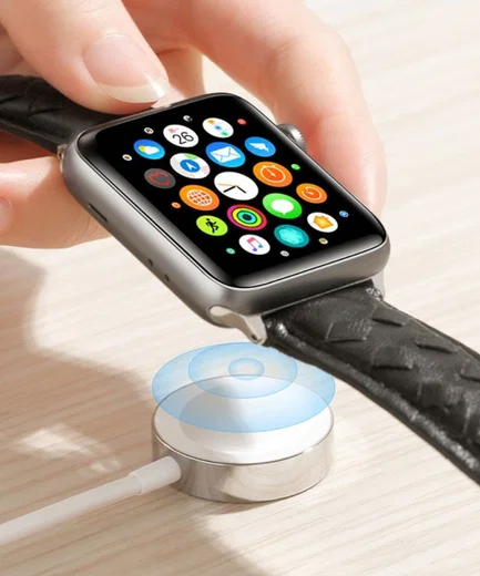 Joyroom S-IW001 Ben Series Apple Watch Magnetische Kabel 1.2m Wit afbeelding 2