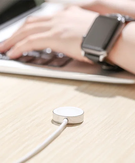 Joyroom S-IW001 Ben Series Apple Watch Magnetische Kabel 1.2m Wit afbeelding 4