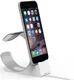 Universele Aluminium iPhone / iPad en Apple Watch Bureau Houder Zilver afbeelding 5