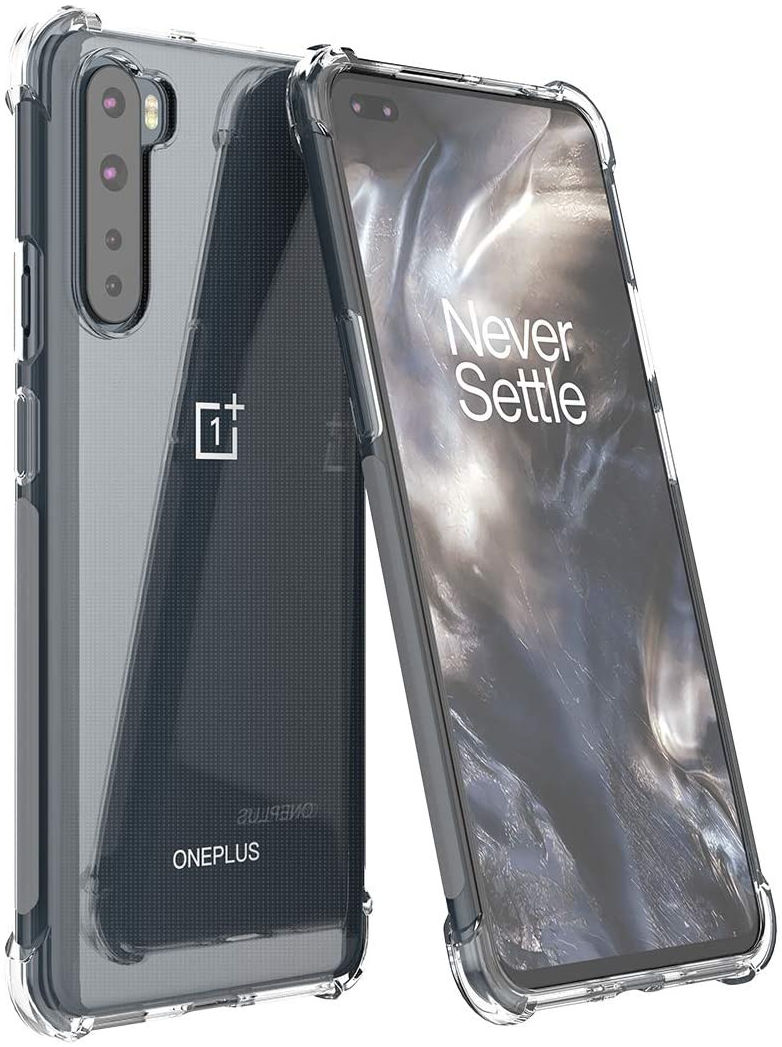 OnePlus Nord Hoesje Schokbestendig en Dun TPU Transparant afbeelding 1