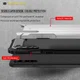 OnePlus Nord Hoesje Shock Proof Hybride Backcover Zwart afbeelding 4