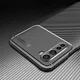 OnePlus Nord Siliconen Carbon Hoesje Zwart afbeelding 9