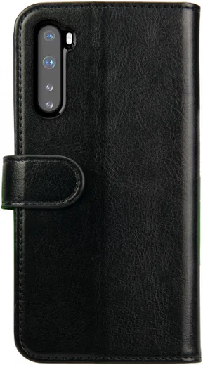 Rosso Element OnePlus Nord Hoesje Book Cover Wallet Case Zwart afbeelding 2