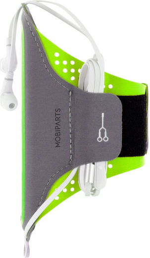 Mobiparts Comfort Fit Armband Universeel Sporthoesje Telefoons Groen afbeelding 5
