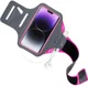 Mobiparts Comfort Fit Armband Universeel Sporthoesje Telefoons Roze afbeelding 2