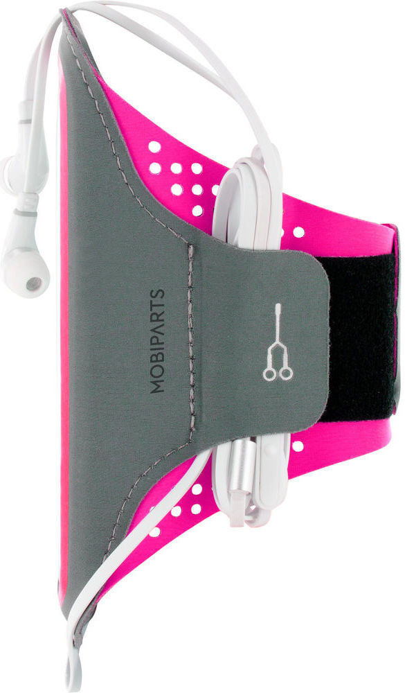 Mobiparts Comfort Fit Armband Universeel Sporthoesje Telefoons Roze afbeelding 5