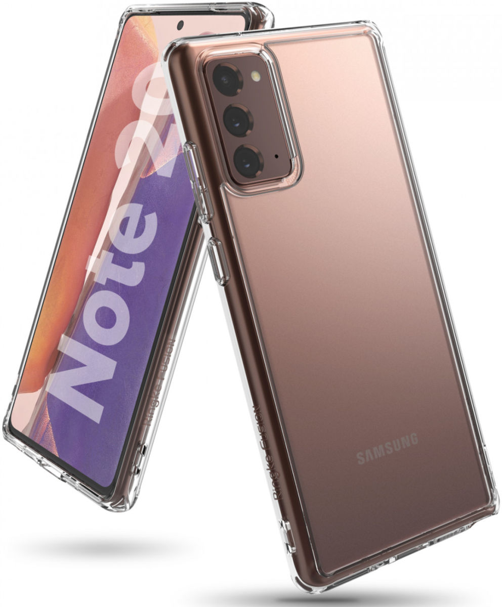Ringke Fusion Samsung Galaxy Note 20 Hoesje Matte Transparant afbeelding 1