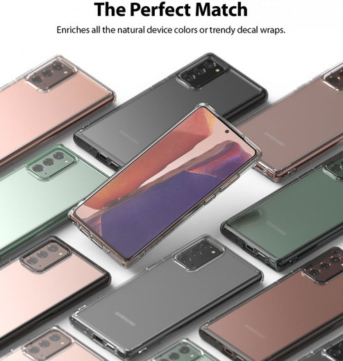 Ringke Fusion Samsung Galaxy Note 20 Hoesje Matte Transparant afbeelding 9