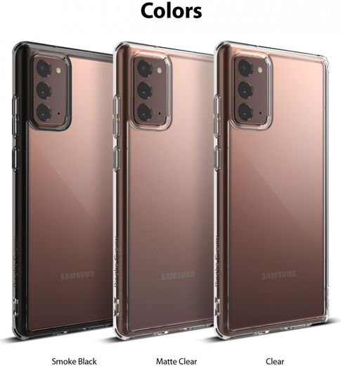 Ringke Fusion Samsung Galaxy Note 20 Hoesje Matte Transparant afbeelding 11