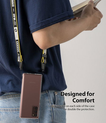 Ringke Fusion Samsung Galaxy Note 20 Hoesje Matte Transparant afbeelding 5