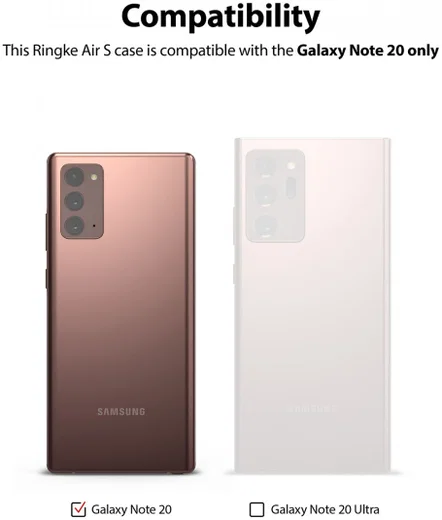 Ringke Air S Samsung Galaxy Note 20 Hoesje Zwart afbeelding 14