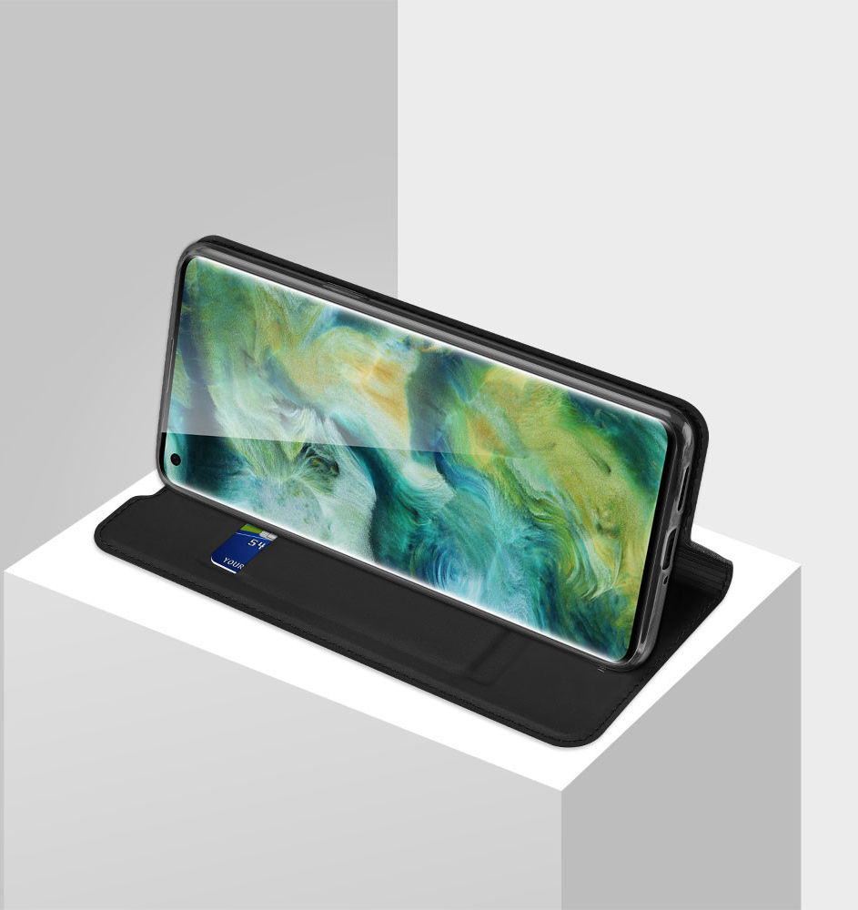 Dux Ducis Skin Pro Series Oppo Find X2 Hoesje Portemonnee Zwart afbeelding 11