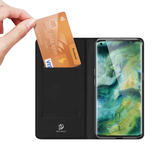 Dux Ducis Skin Pro Series Oppo Find X2 Hoesje Portemonnee Zwart afbeelding 2
