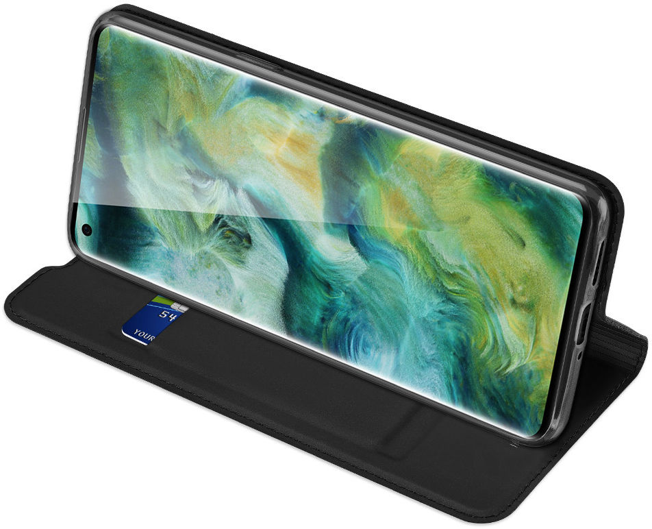 Dux Ducis Skin Pro Series Oppo Find X2 Hoesje Portemonnee Zwart afbeelding 6