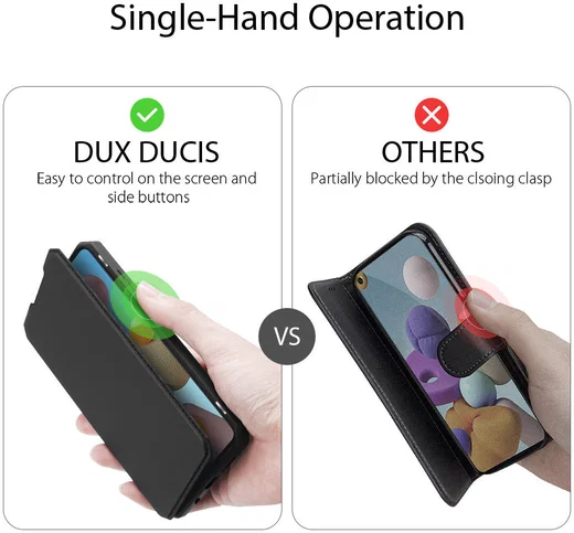 Dux Ducis Skin X Series Samsung Galaxy A21s Hoesje Zwart afbeelding 8