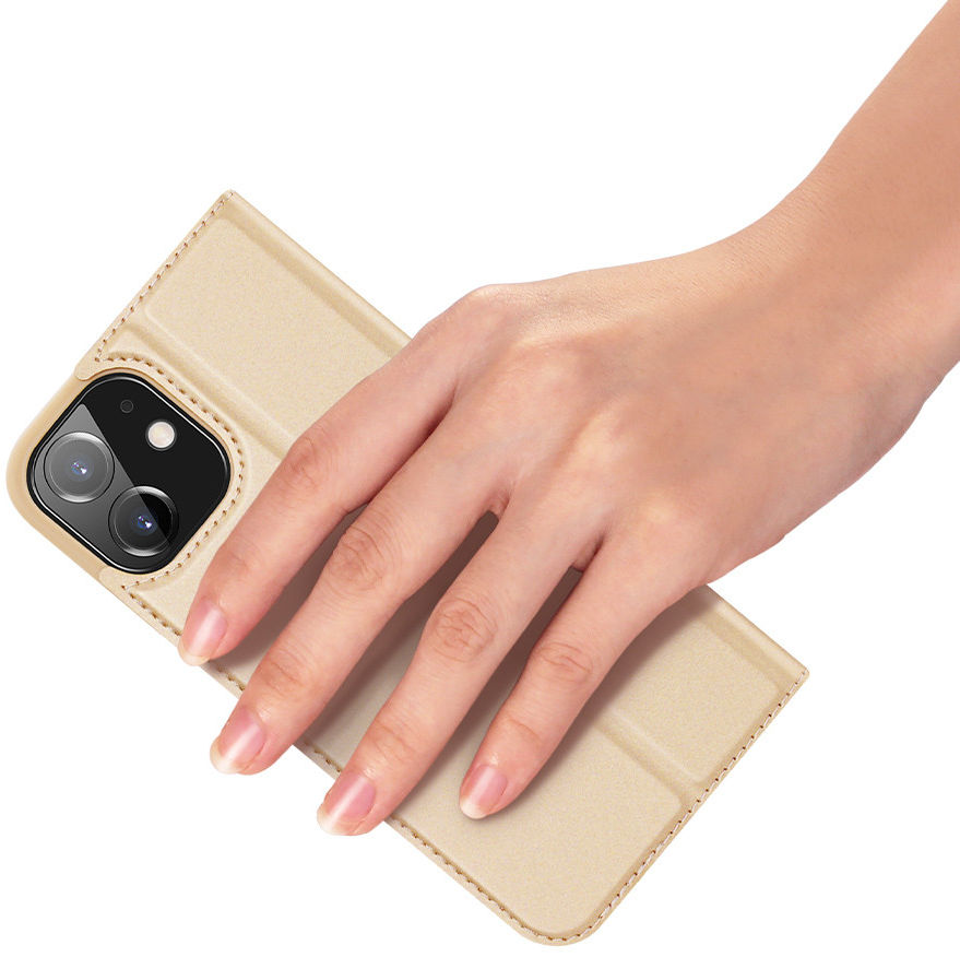 Dux Ducis Skin Pro Series Apple iPhone 12 Mini Hoesje Goud afbeelding 8