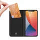 Dux Ducis Skin Pro Series Apple iPhone 12 / 12 Pro Hoesje Zwart afbeelding 2