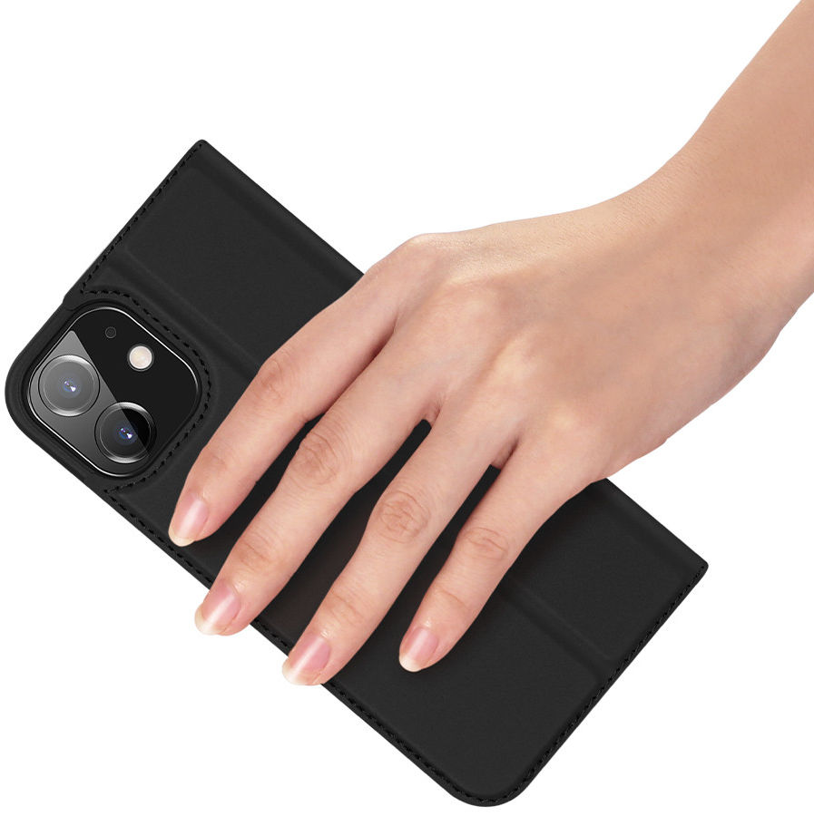 Dux Ducis Skin Pro Series Apple iPhone 12 / 12 Pro Hoesje Zwart afbeelding 6