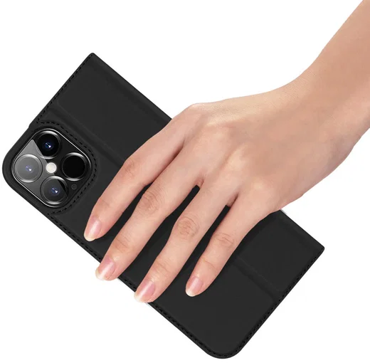 Dux Ducis Skin Pro Series Apple iPhone 12 Pro Max Hoesje Zwart afbeelding 9