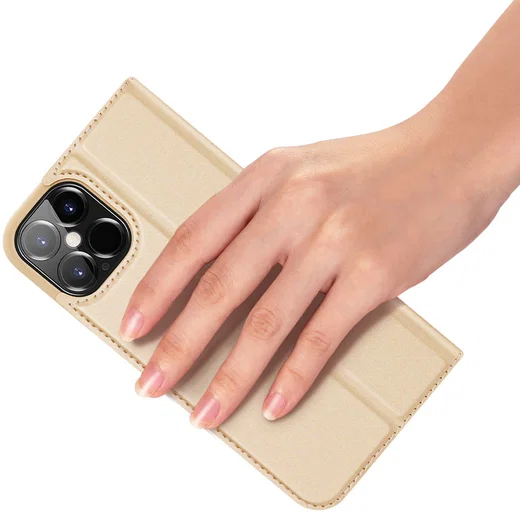 Dux Ducis Skin Pro Series Apple iPhone 12 Pro Max Hoesje Goud afbeelding 8