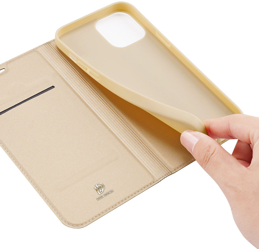 Dux Ducis Skin Pro Series Apple iPhone 12 Pro Max Hoesje Goud afbeelding 9