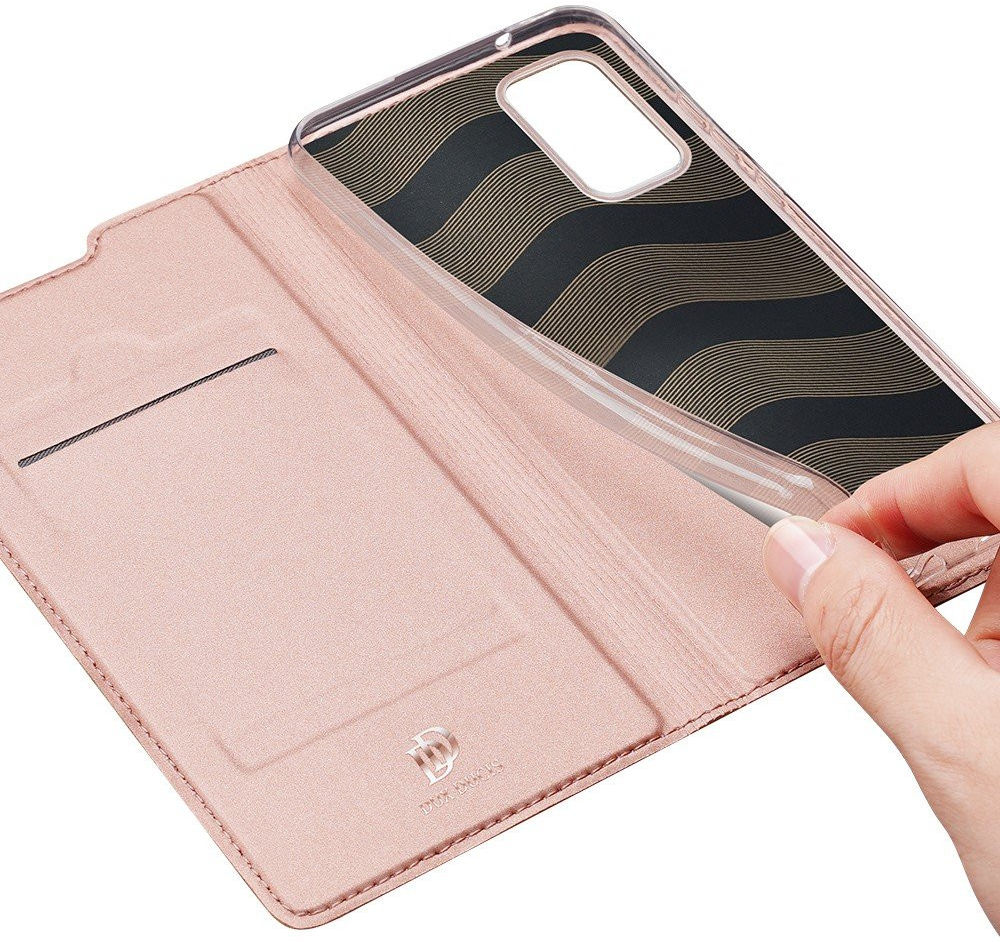 Dux Ducis Skin Pro Series Samsung Galaxy Note 20 Portemonnee Roze afbeelding 9