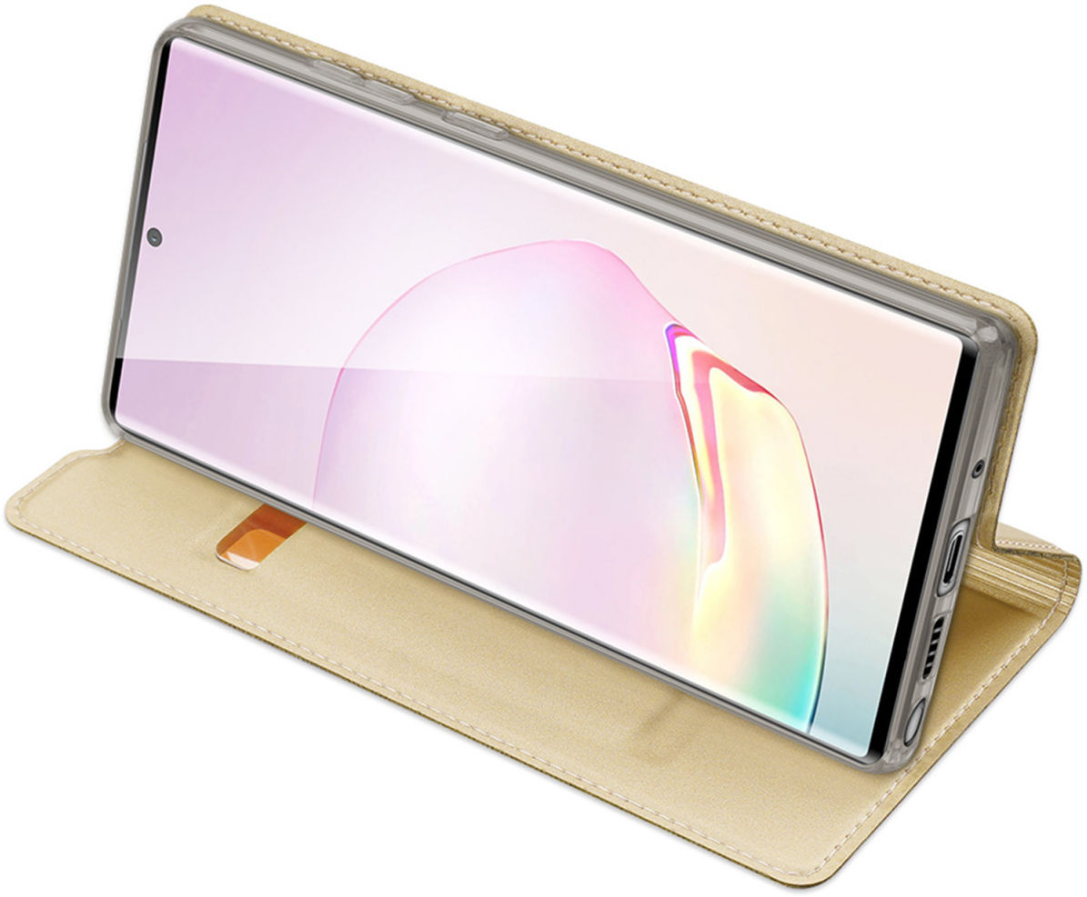 Dux Ducis Skin Pro Series Samsung Galaxy Note 20 Portemonnee Goud afbeelding 4